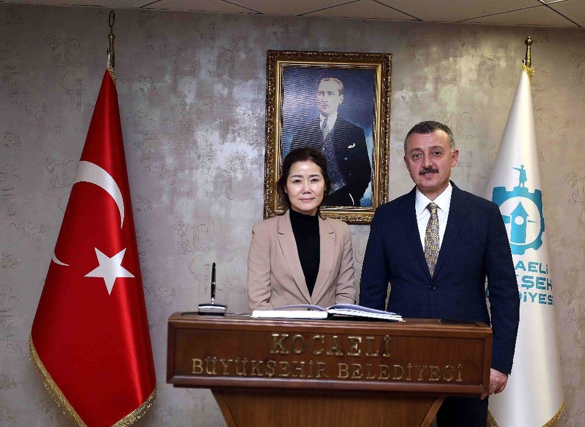 Başkan Büyükakın, Güney Kore Başkonsolosunu ağırladı