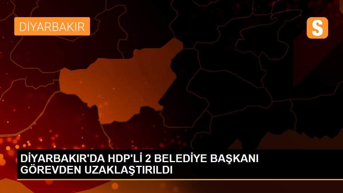 DİYARBAKIR\'DA HDP\'Lİ 2 BELEDİYE BAŞKANI GÖREVDEN UZAKLAŞTIRILDI