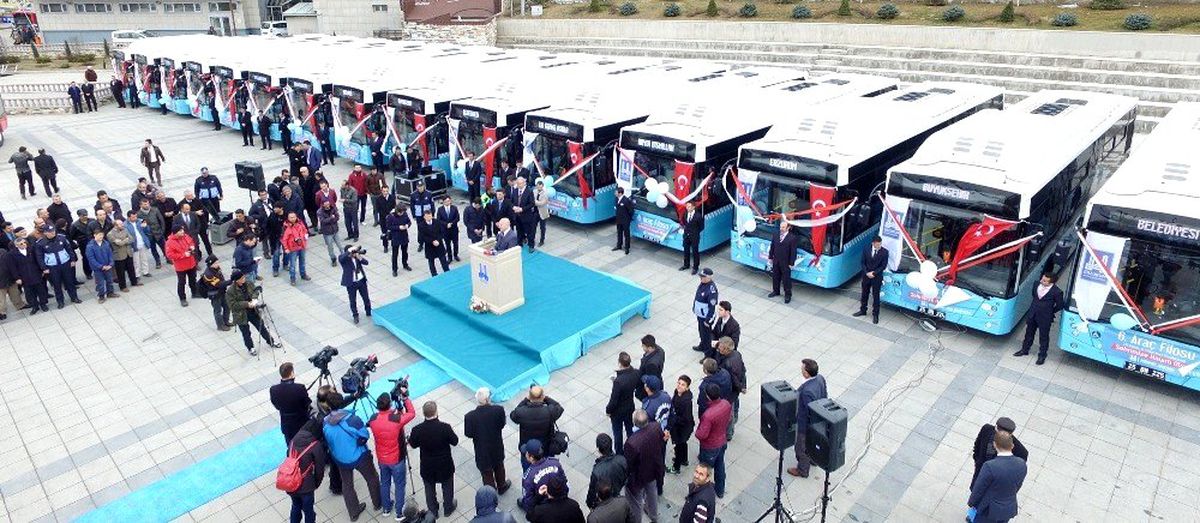 Erzurum toplu ulaşımda Türkiye 3\'üncüsü oldu