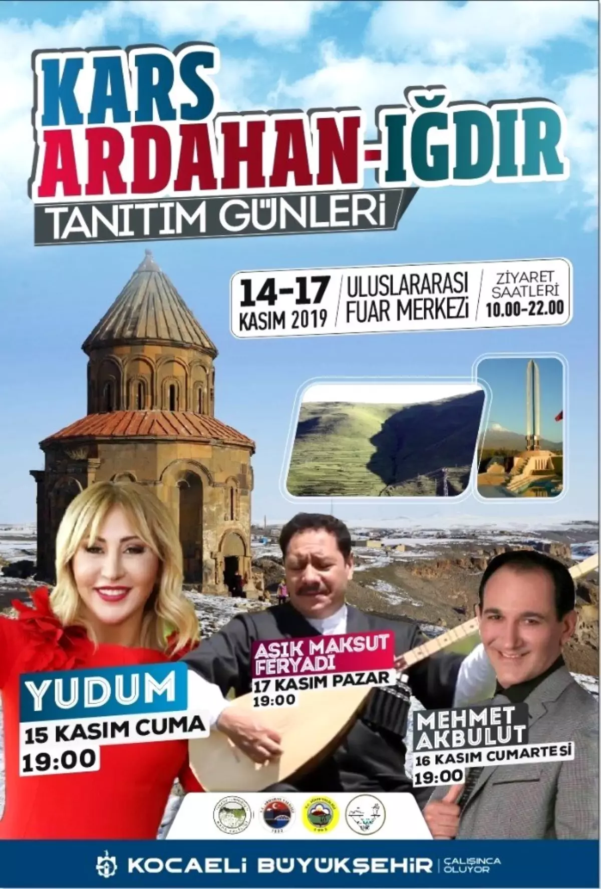 Kars-Ardahan-Iğdır Tanıtım Günleri\'nin başlamasına kısa süre kaldı