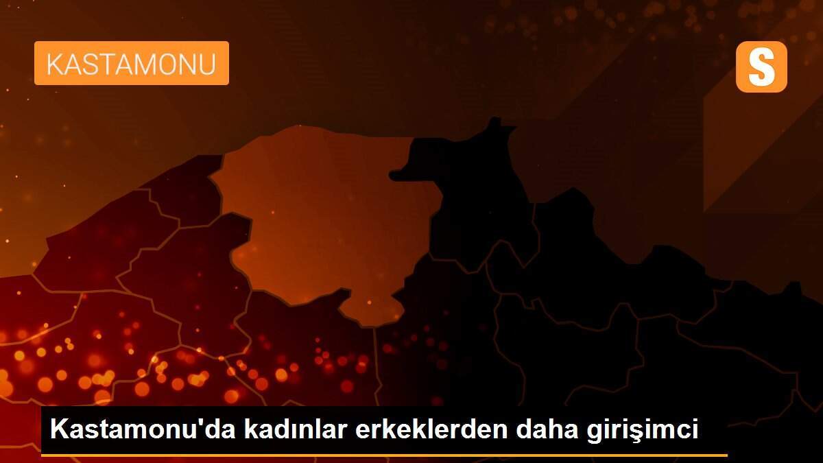 Kastamonu\'da kadınlar erkeklerden daha girişimci