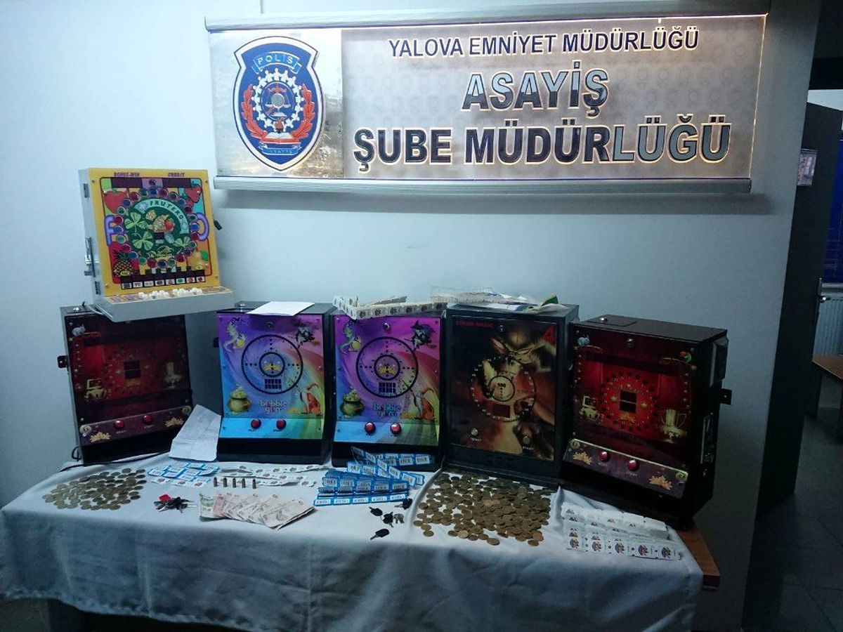 Kumarhaneye dönüştürülen kahvehaneye baskın