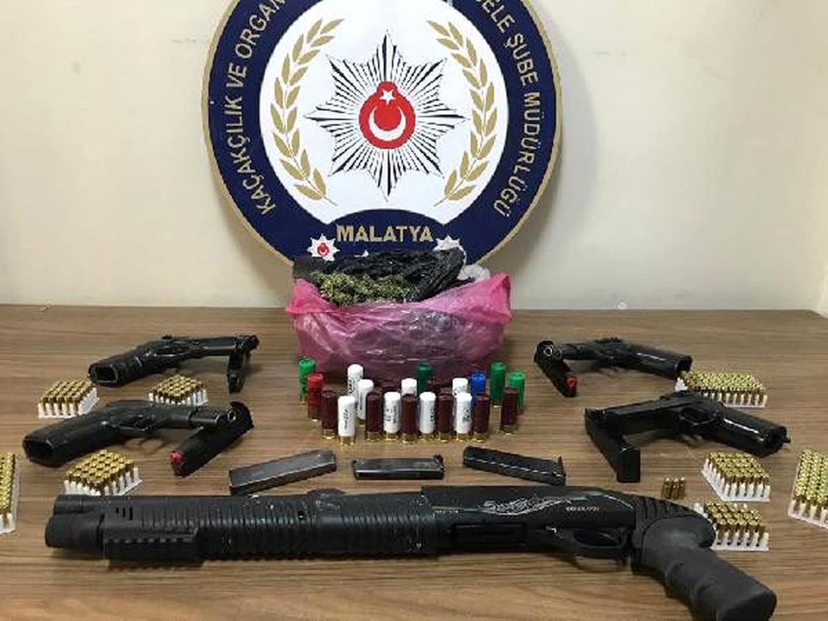 Malatya\'da silah kaçakçılığı operasyonu: 6 gözaltı