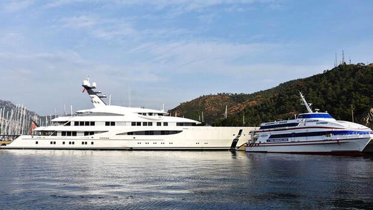 Mega yat Marmaris\'te