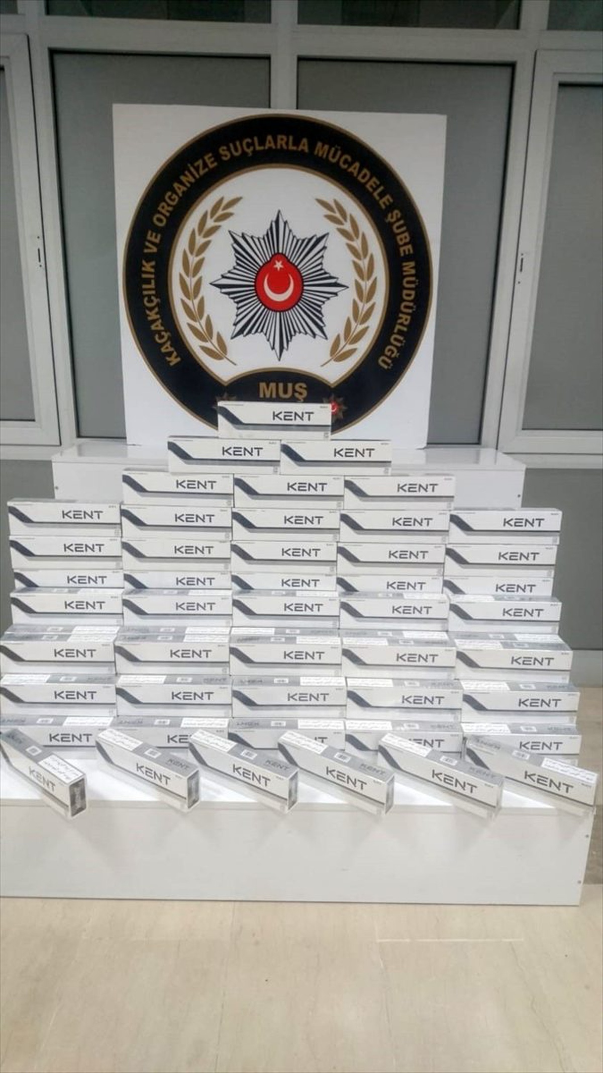 Muş\'ta bin 160 paket kaçak sigara ele geçirildi