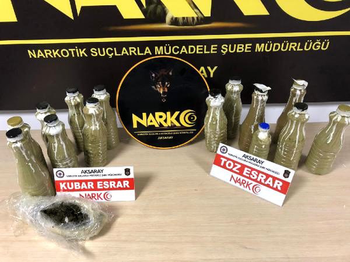 Otomobilin yakıt deposunda 9 kilo esrar ele geçirildi
