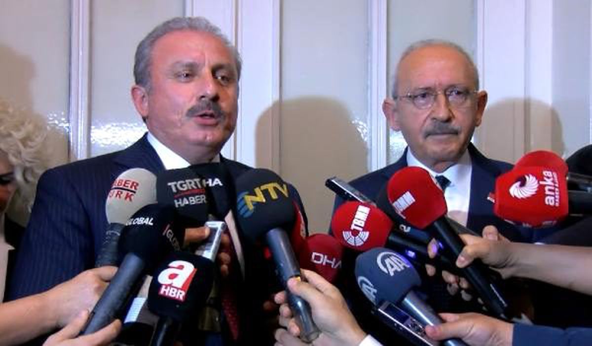 TBMM Başkanı Şentop, CHP lideri Kılıçdaroğlu\'yla görüştü