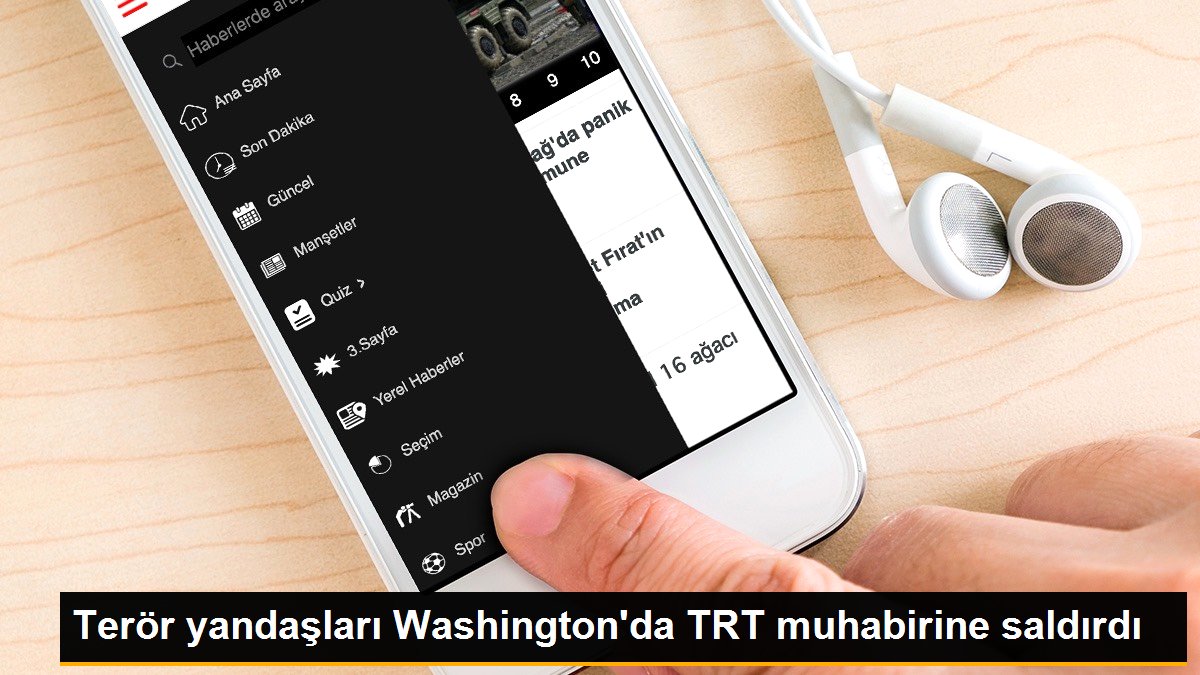 Terör yandaşları Washington\'da TRT muhabirine saldırdı