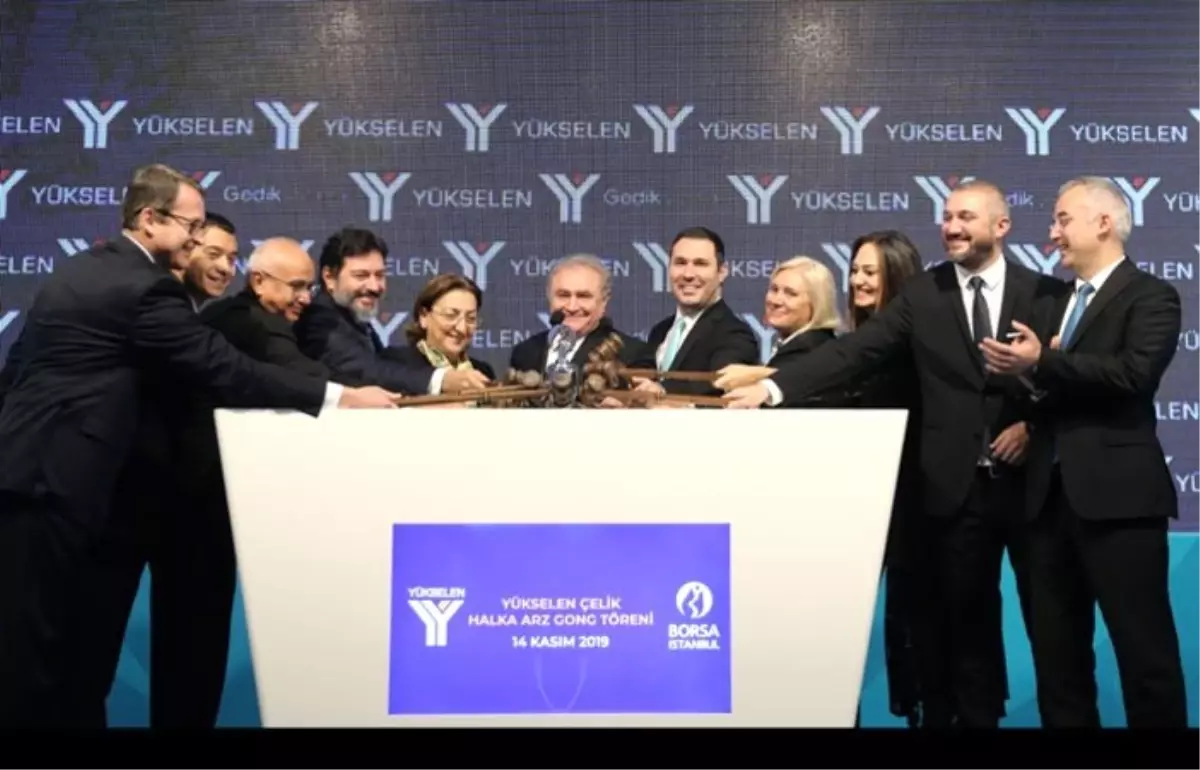 Borsa\'da gong Yükselen Çelik için çaldı