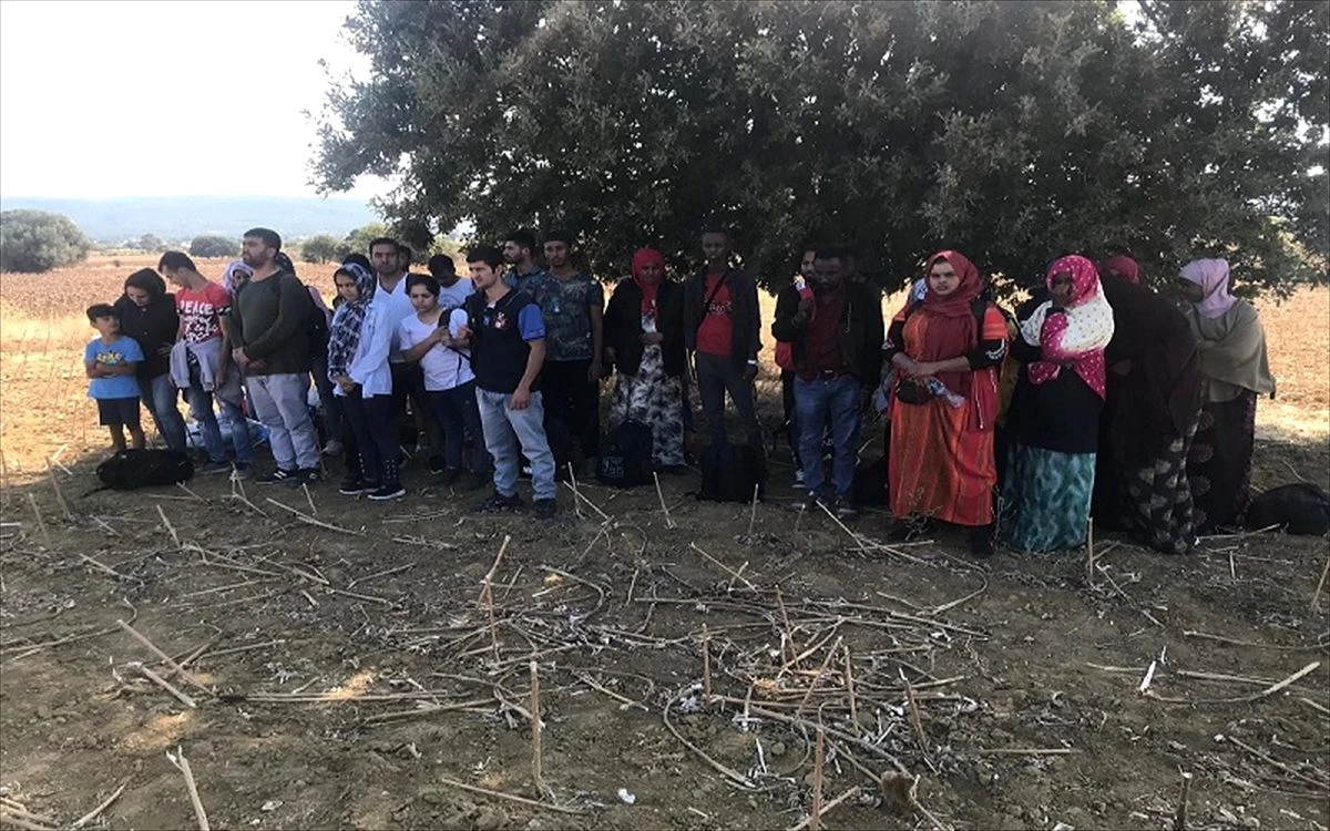 Çanakkale\'de 39 düzensiz göçmen yakalandı