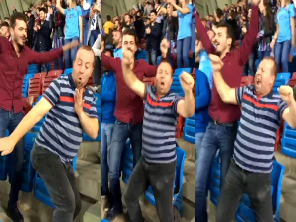 Golle birlikte gelen ilginç dans gösterisi