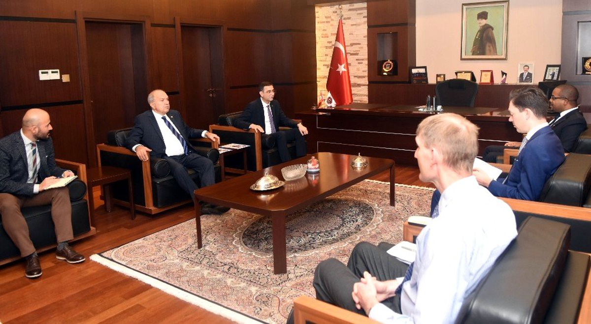 İngiltere Büyükelçiliği Brexit Bölüm Başkanı Paul Creary GSO\'yu ziyaret etti