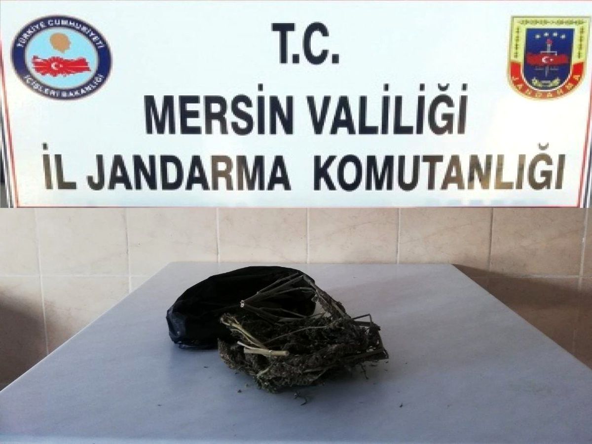 Mersin\'de 200 gram esrar ele geçirildi