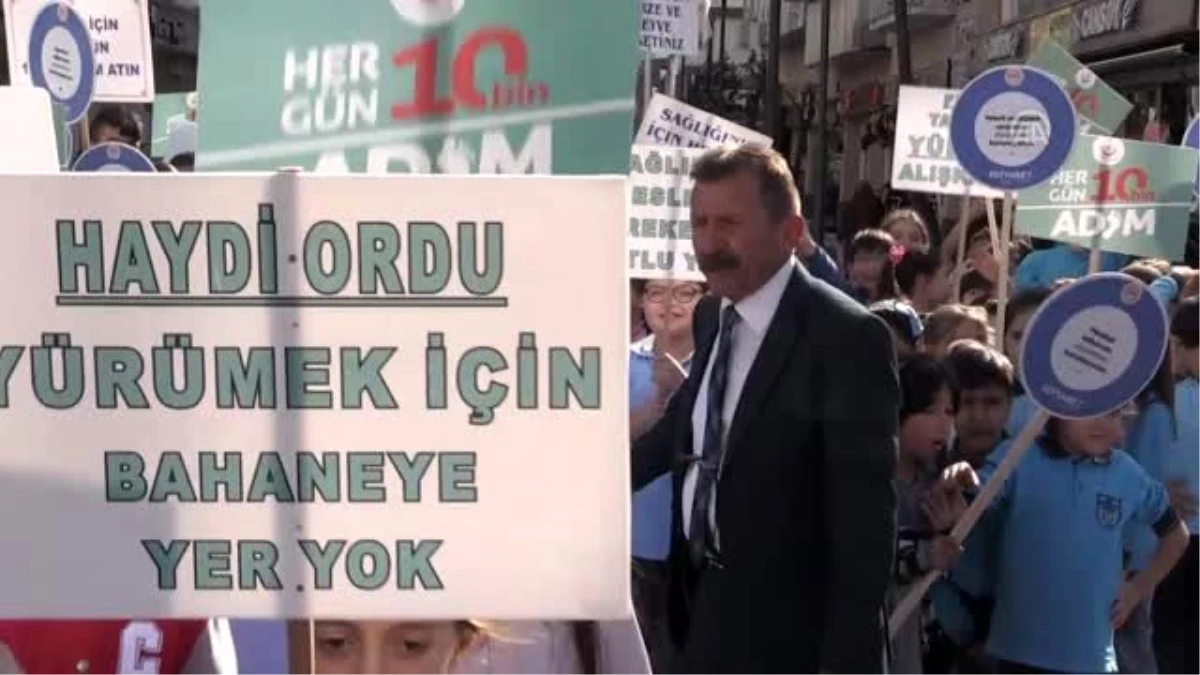 Ordu\'da "Sağlıklı Yaşam Yürüyüşü" düzenlendi