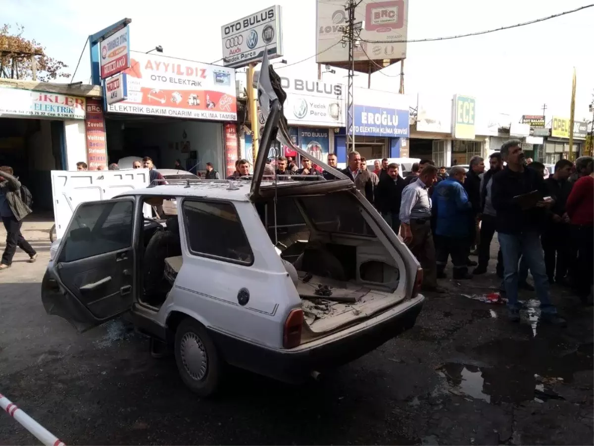 Otomobildeki LPG tankı patladı: 3 yaralı