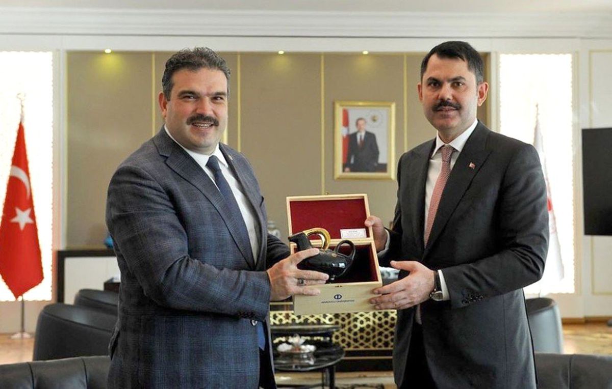 Rektör Çomaklı\'dan Çevre ve Şehircilik Bakanı Murat Kurum\'a ziyaret