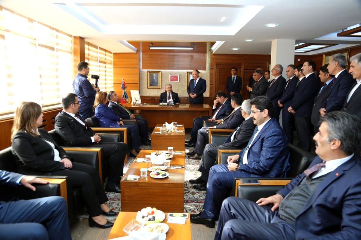 Şentop Bilgin\'den bilgi aldı