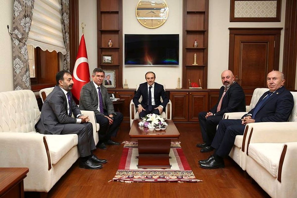 TBB Başkanı Metin Feyzioğlu, Vali Cüneyt Epcim\'i ziyaret etti