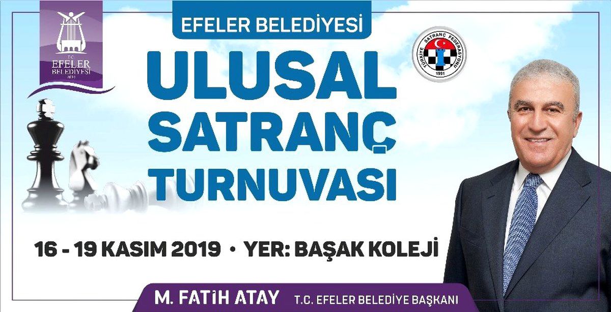 Ulusal Satranç Turnuvası Efeler\'de başlıyor