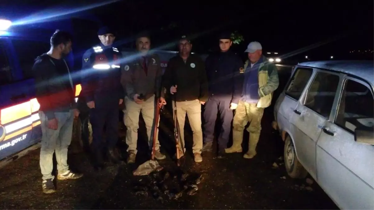 18 sığırcık kuşunu vuran kaçak avcılara jandarmadan suçüstü