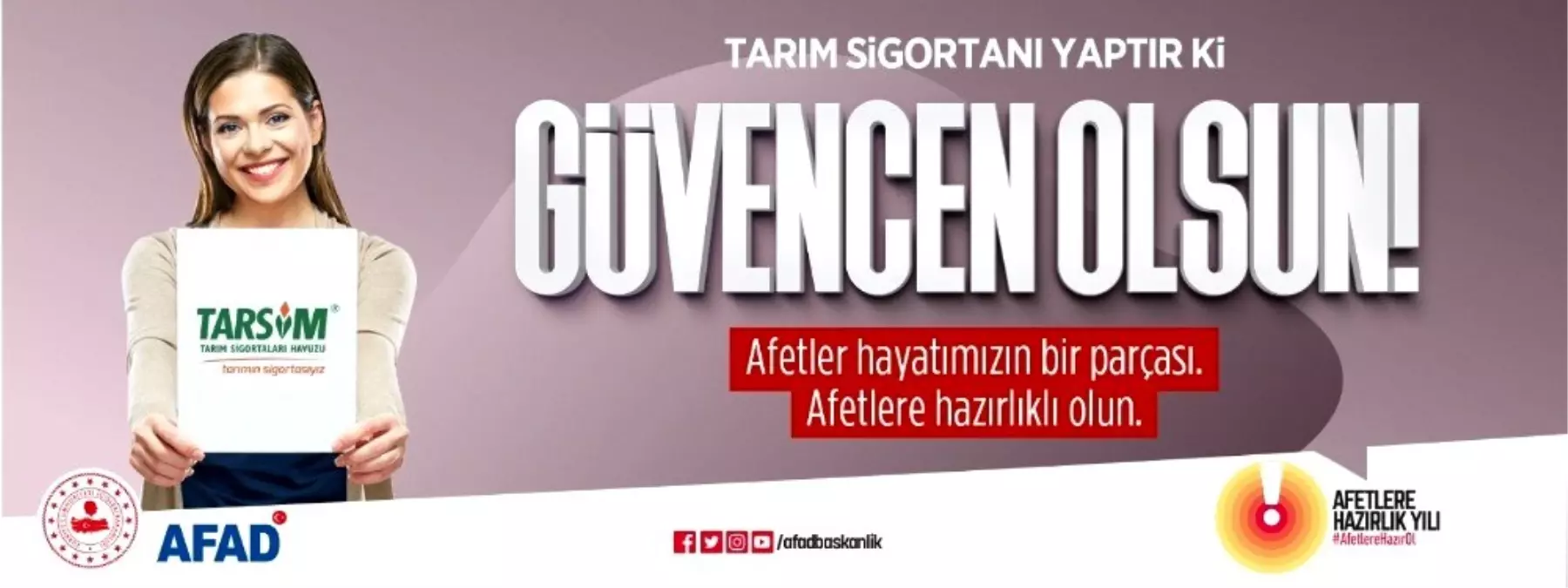 AFAD\'dan çiftçilere "tarım sigortası yaptırın" çağrısı