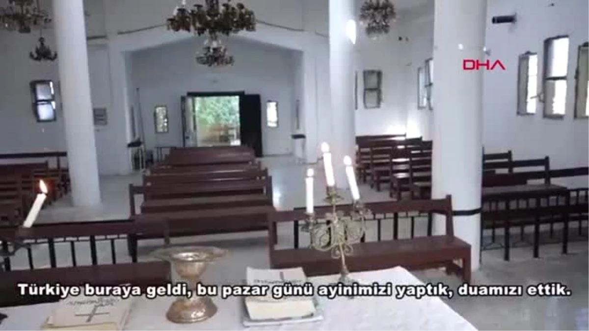 Ankara msb: tel abyad\'da ermeni kilisesi ibadete açıldı