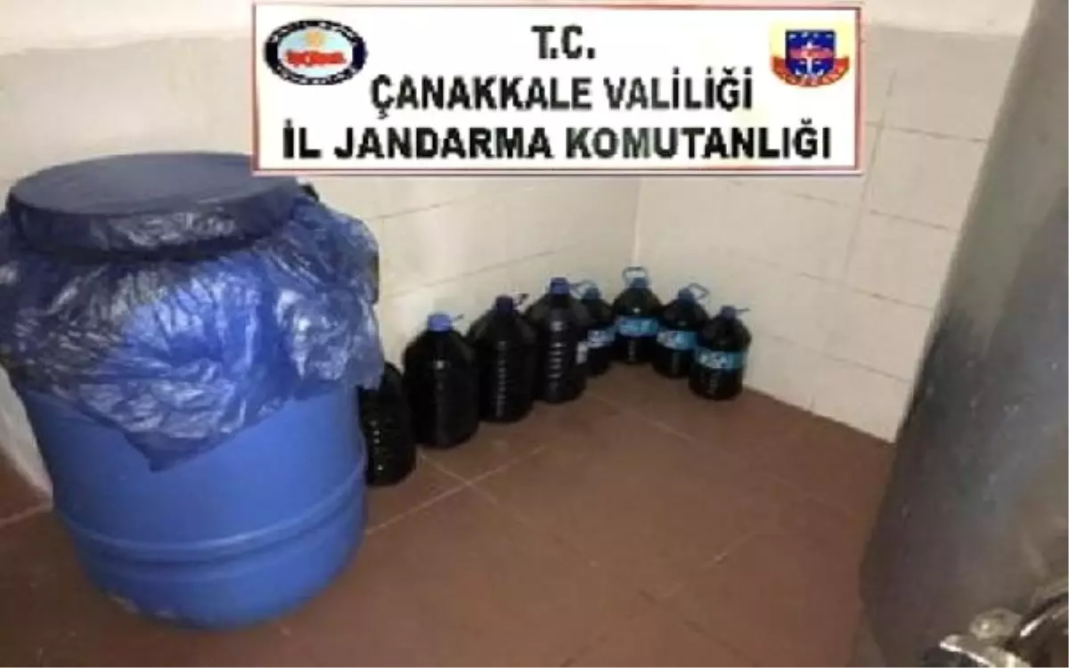 Çanakkale\'de 5 bin 375 litre sahte şarap ele geçirildi (2)