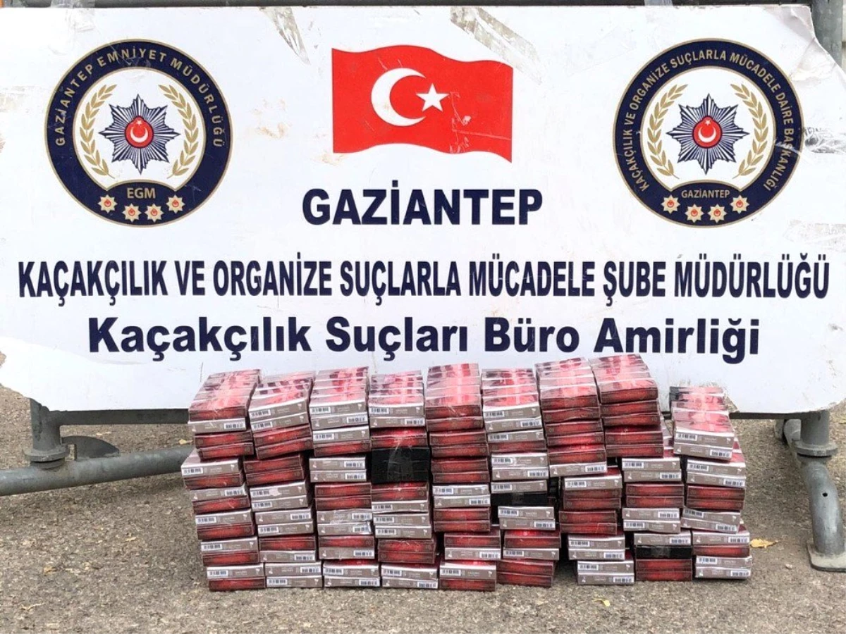 Gaziantep\'te araçta zulalanmış kaçak sigaralar ele geçirildi