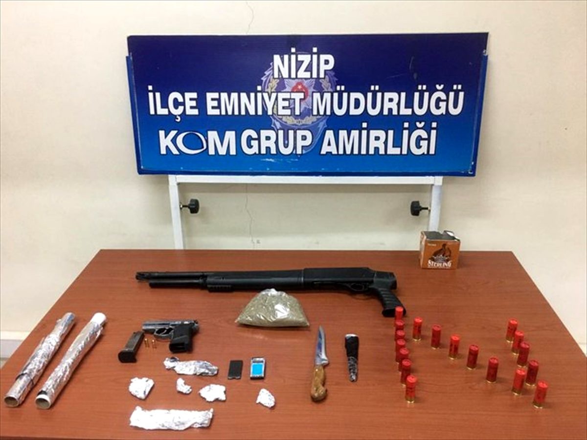 Gaziantep\'te silah ve uyuşturucu operasyonu
