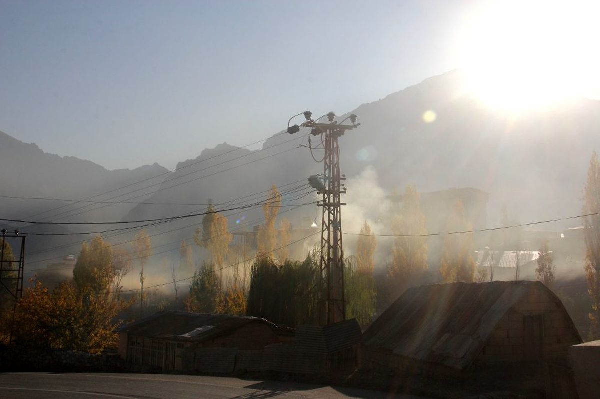 Hakkari\'de hava kirliliği
