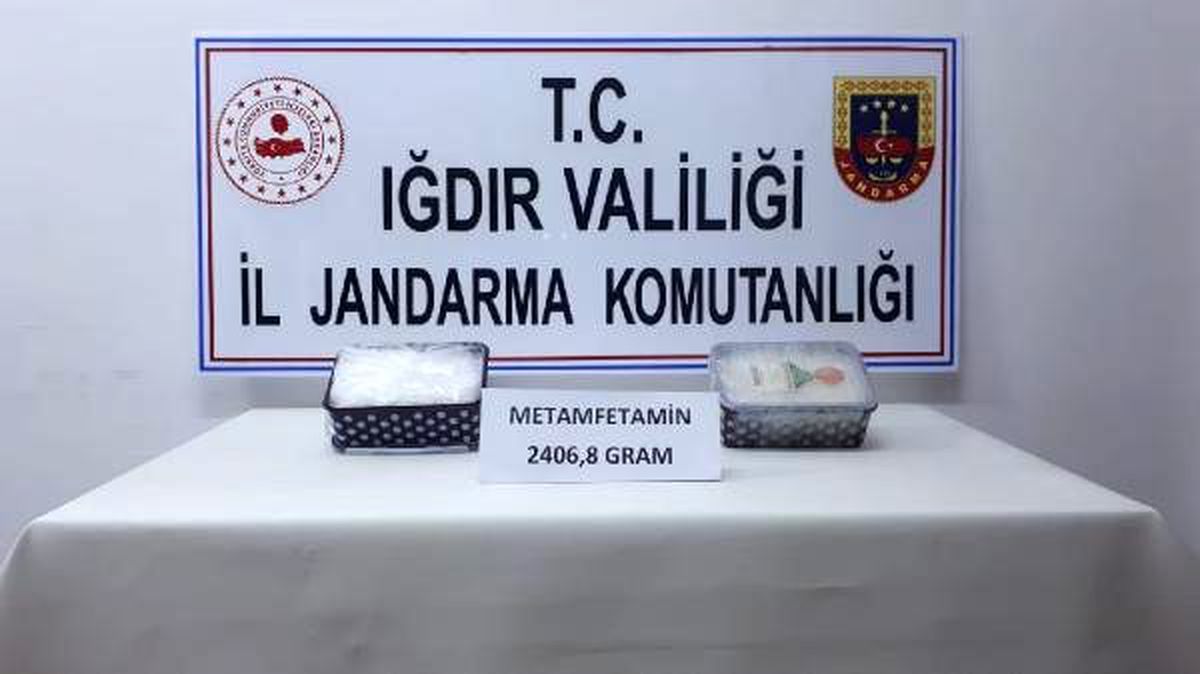 Iğdır\'da köy evinde 2,5 kilo metamfetamin ele geçirildi