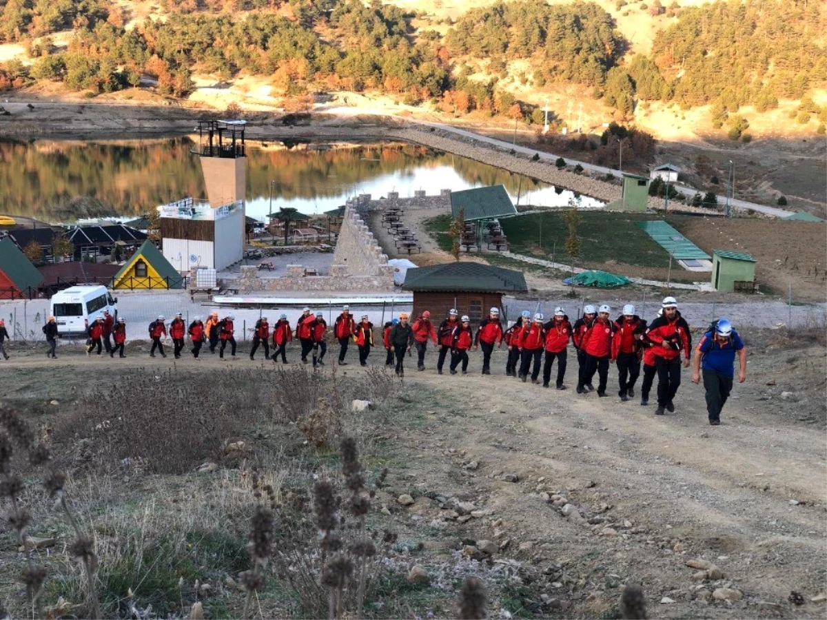 Kanyonda nefes kesen arama kurtarma eğitimi