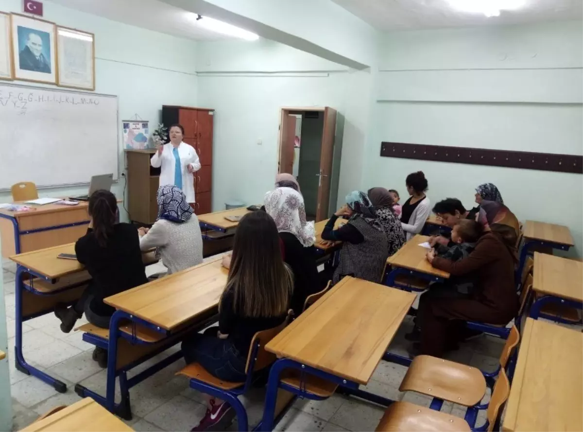 Pazaryeri İlçe Halk Eğitim Merkezi kursiyerlerine diyabet semineri