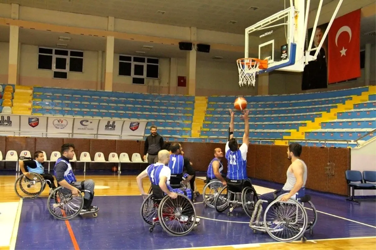 Tekerlekli Sandalye Basketbol takımı Şanlıurfa maçına hazırlanıyor