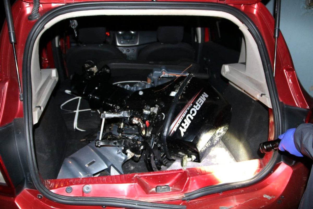 Tekirdağ\'da kaçan araçta tekne motorları bulundu: 4 gözaltı