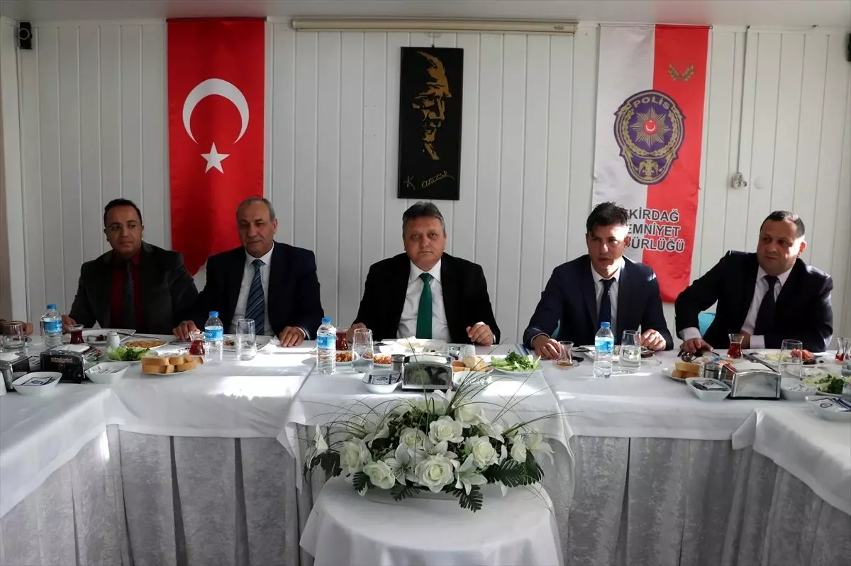 Tekirdağ Emniyet Müdürü Erduğan, basınla bir araya geldi