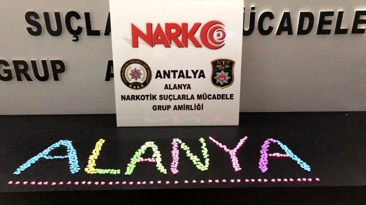 Alanya\'da 504 adet uyuşturucu hap ele geçirildi