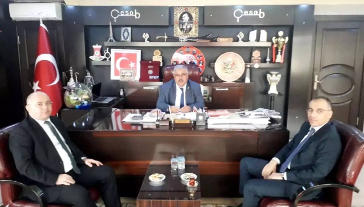 ÇESOB Başkanı Recep Gür; "Karşılıklı diyalog hizmet kalitesini artırır"