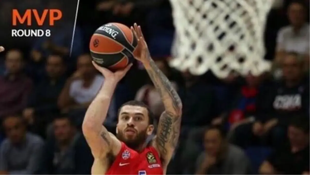 Euroleague\'de 8. haftanın MVP\'si Mike James oldu!