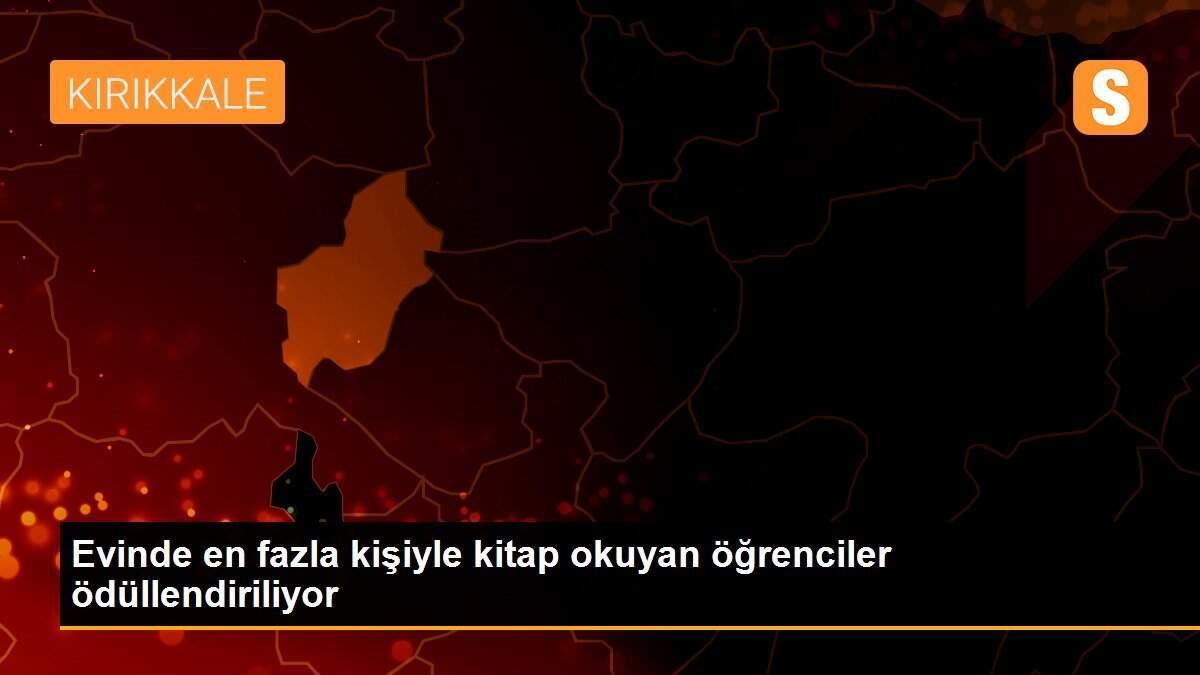 Evinde en fazla kişiyle kitap okuyan öğrenciler ödüllendiriliyor