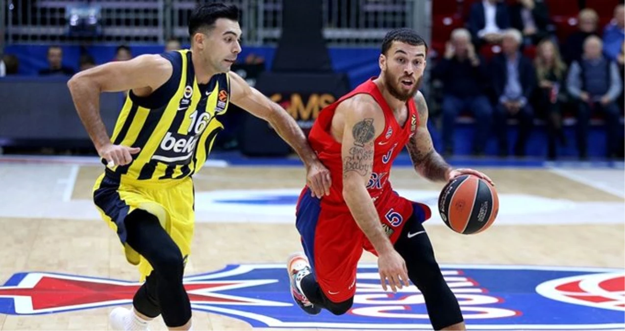 Fenerbahçe Beko deplasmanda CSKA Moskova\'ya yenildi