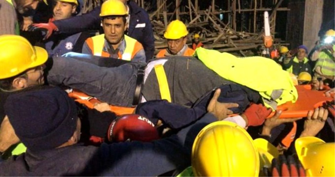 Gaziantep\'te çöken iskelenin altında kalan mühendis yaşamını yitirdi
