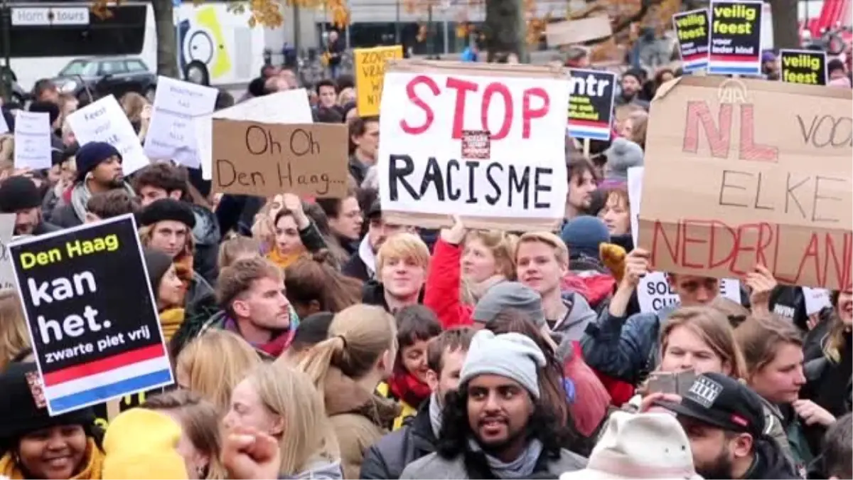 Hollanda\'da ırkçılık karşıtı protesto