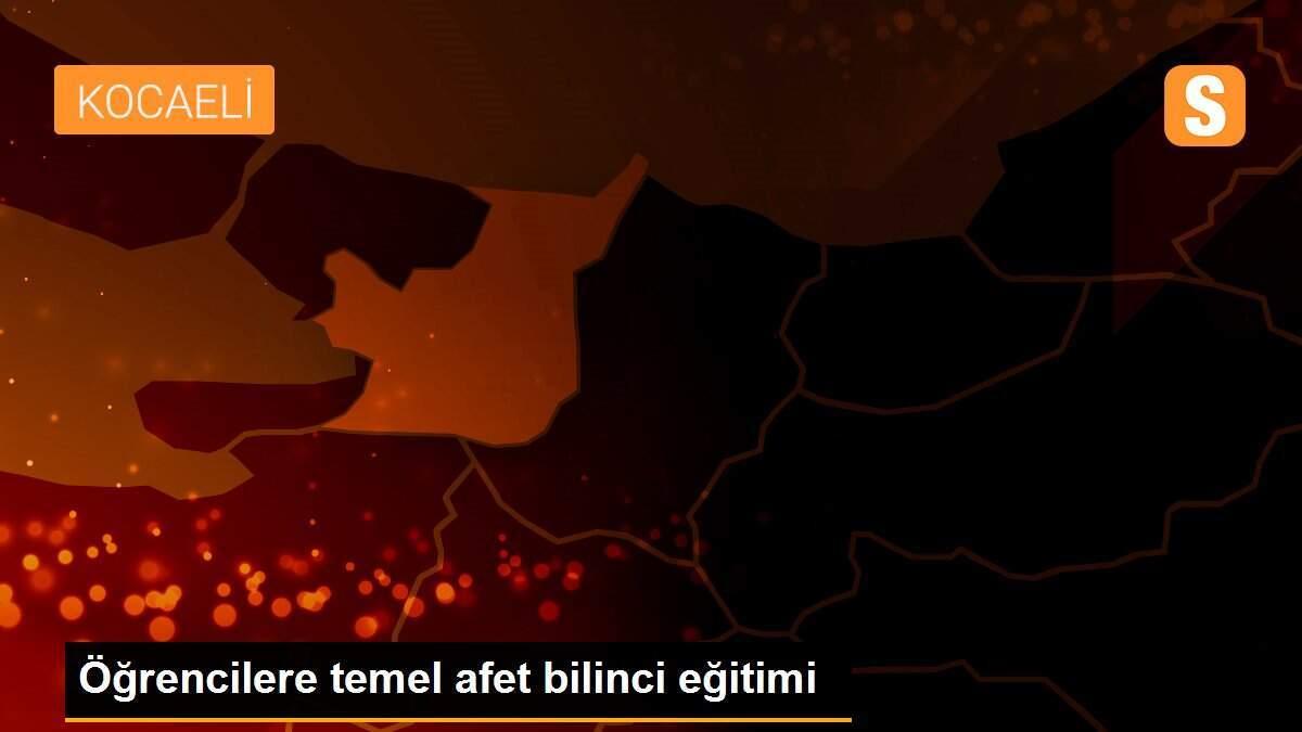 Öğrencilere temel afet bilinci eğitimi