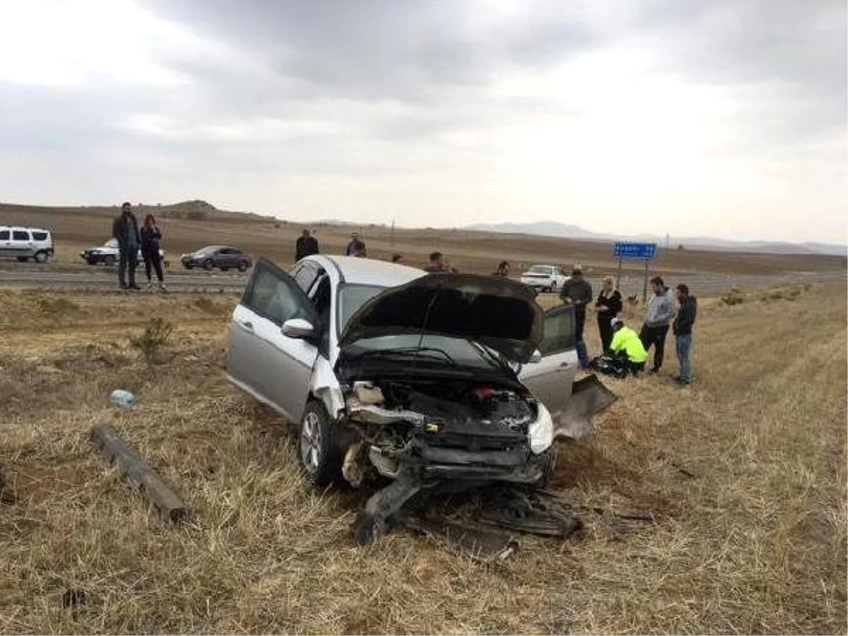 Otomobil şarampole yuvarlandı, uzman çavuş yaralandı