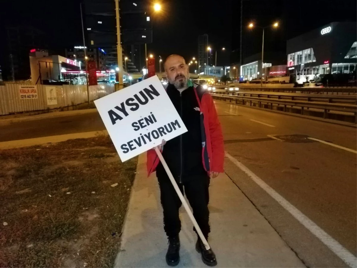 (Özel) Eşiyle barışabilmek için İstanbul\'dan Ankara\'ya yürüyor