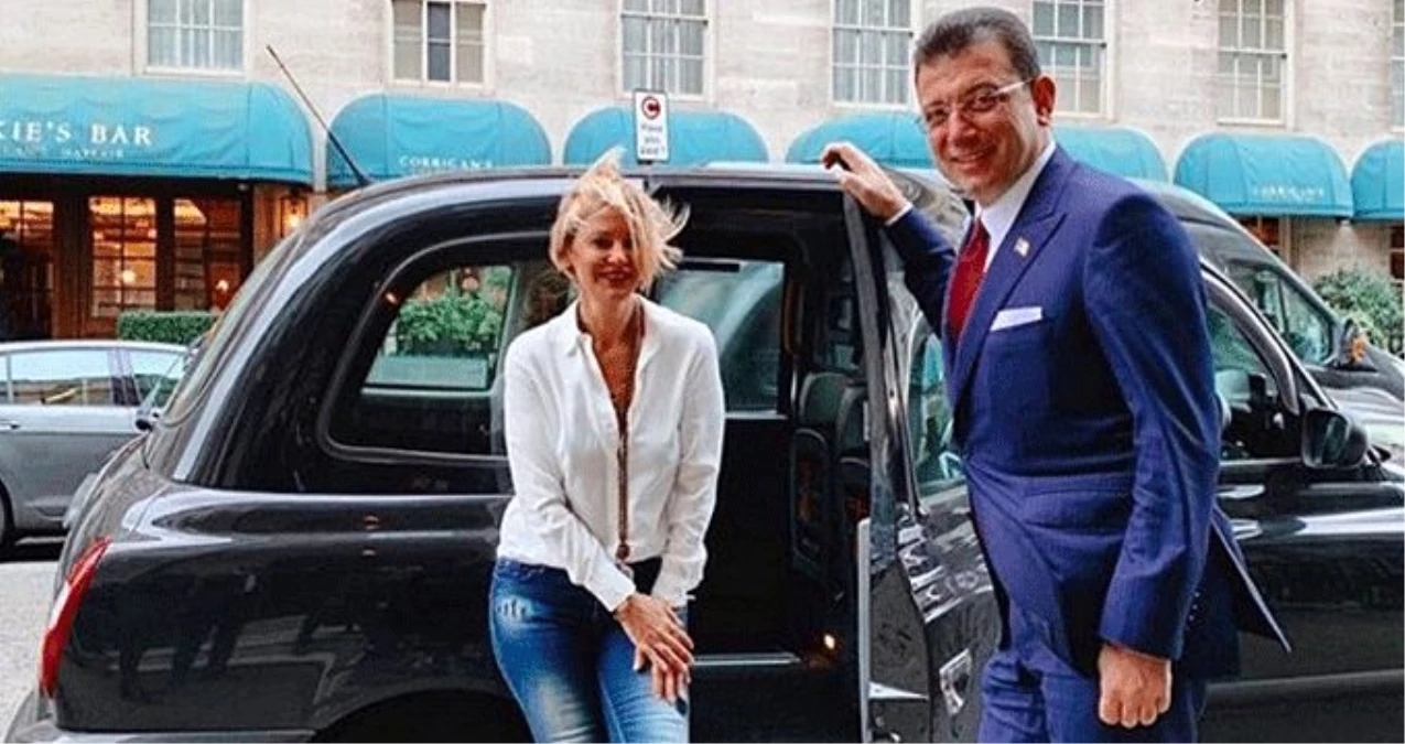İBB Başkanı Ekrem İmamoğlu gazeteci Ayşe Arman\'ı arabasının kapısını açarak karşıladı