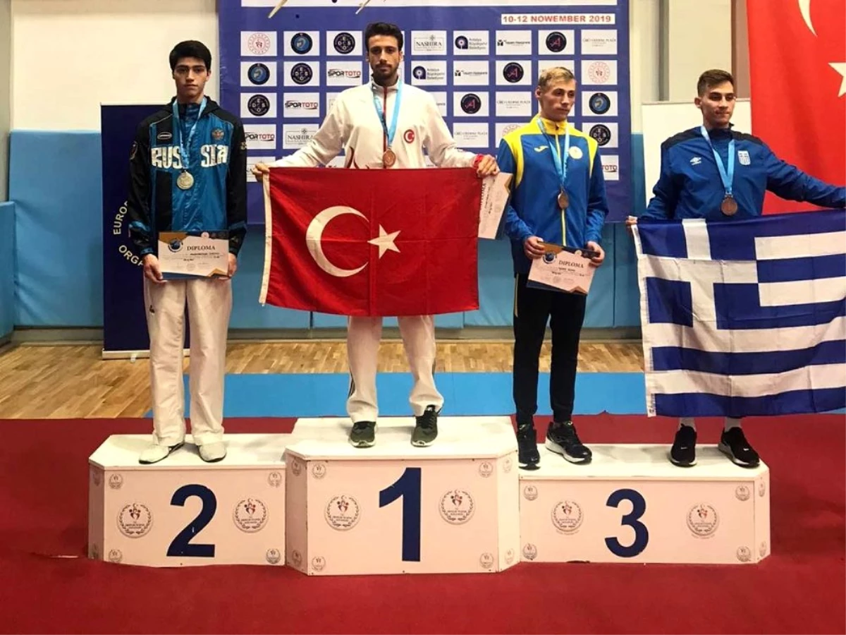 İşitme engelli milli sporcu Ahmet Hakan Tuna, Avrupa şampiyonu oldu