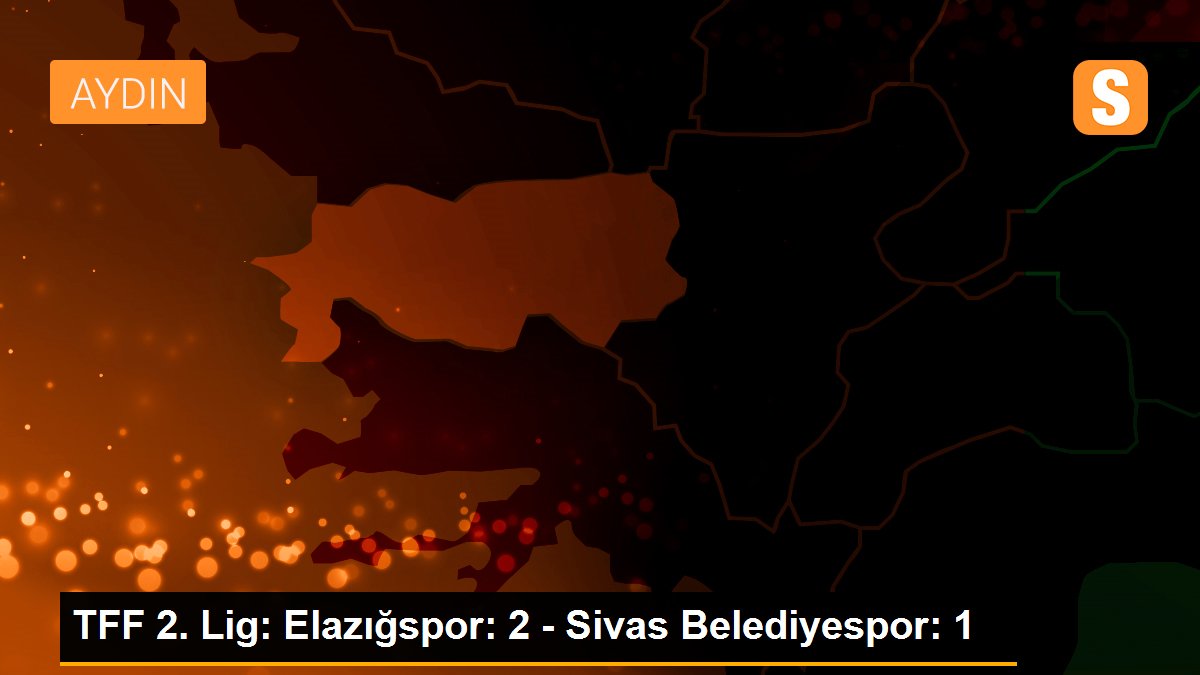 TFF 2. Lig: Elazığspor: 2 - Sivas Belediyespor: 1