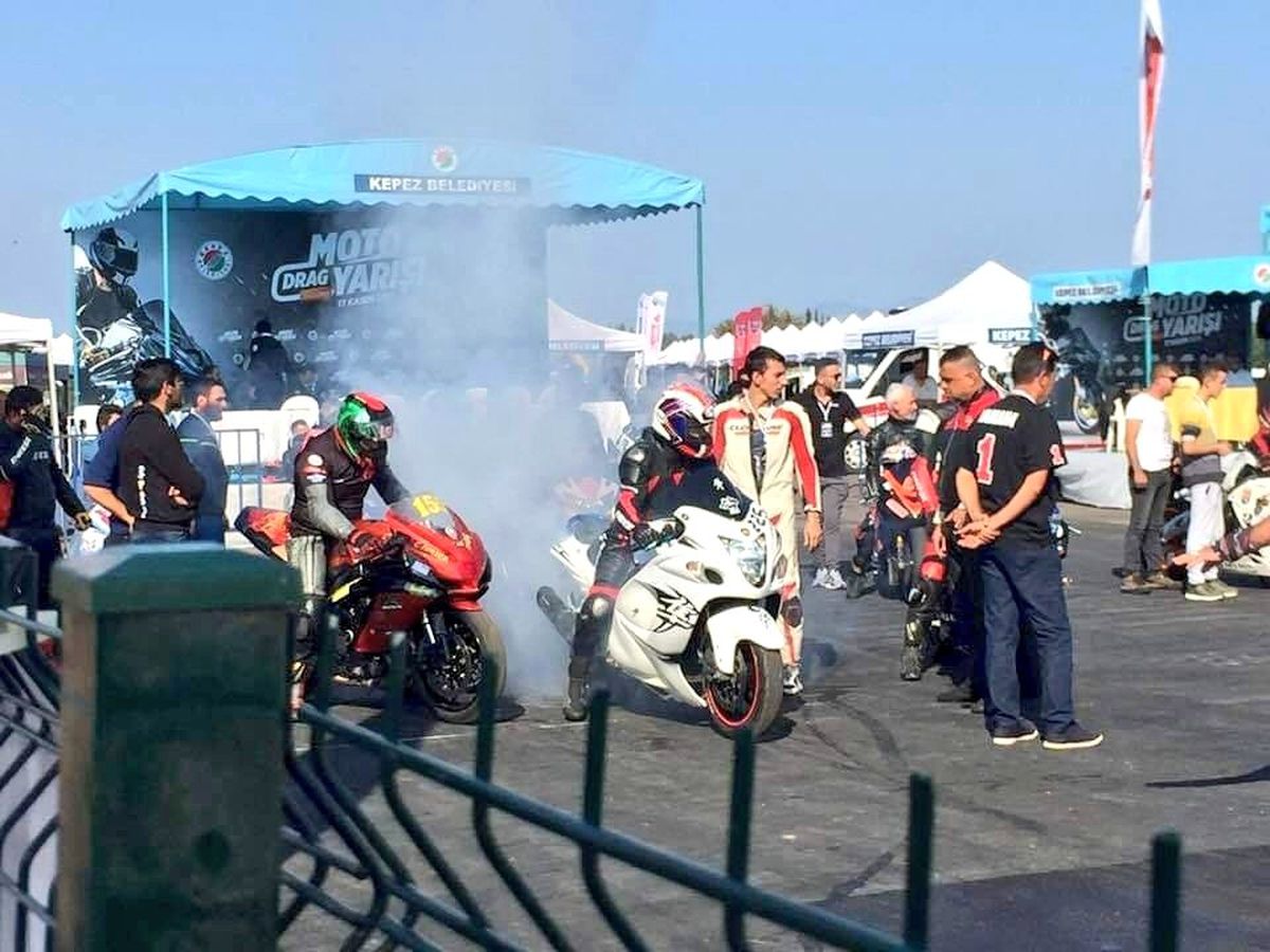 Türkiye Motodrag şampiyonası Kepez\'de